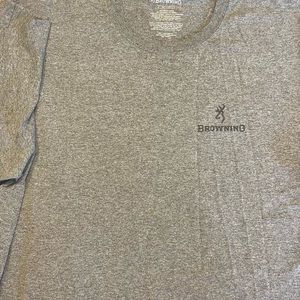 Gray Browning Distressed T-Shirt